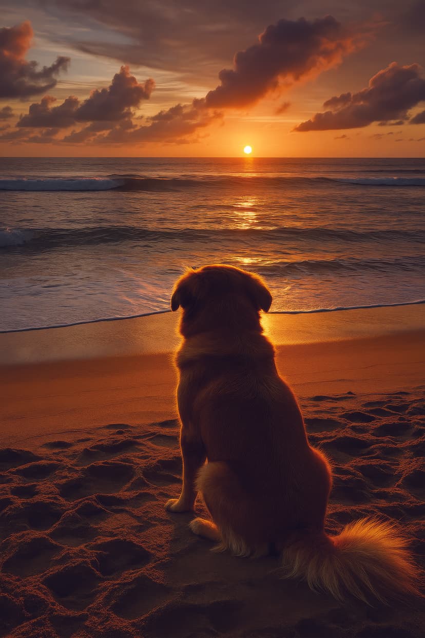 Golden Dusk Reflections